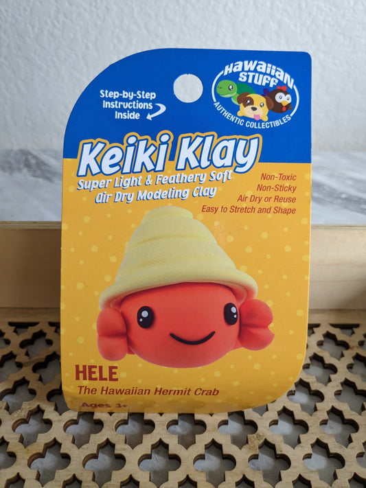 Wholesale (6 Units) Keiki Klay - Hele the Hermit Crab