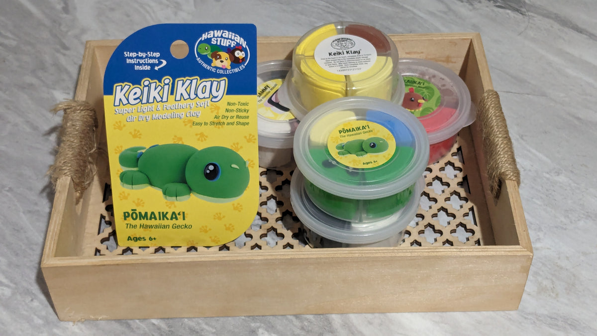 Komokiacea Keiki Klay - Pomaika'i the Hawaiian Gecko